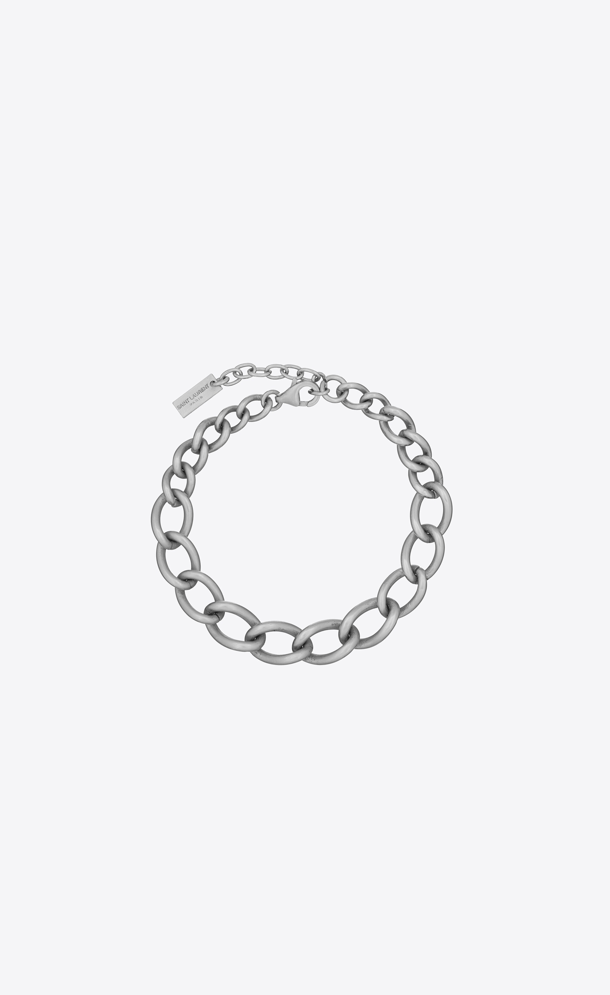 graduated chain bracelet in metal - 1