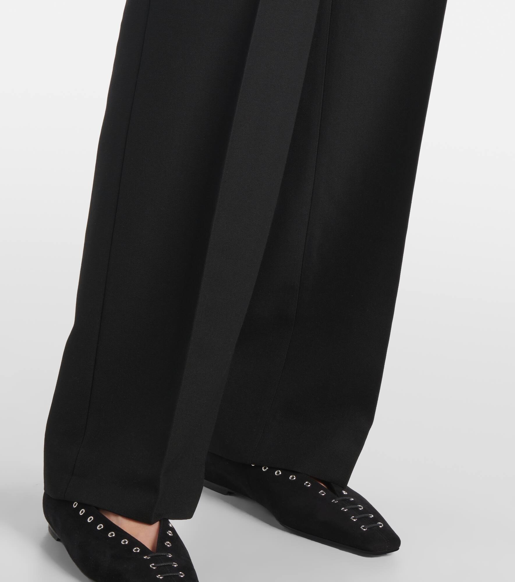 Mid-rise straight pants - 5