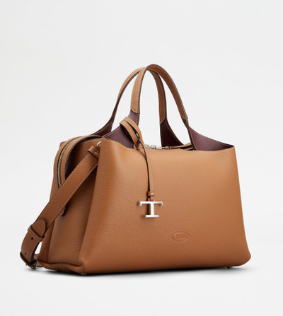 Tod's BAULETTO BAG IN LEATHER MEDIUM - BROWN, BURGUNDY outlook