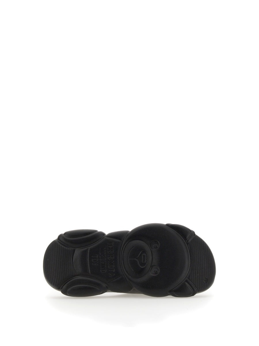 Moschino Women Rubber Teddy Sole Mules - 4