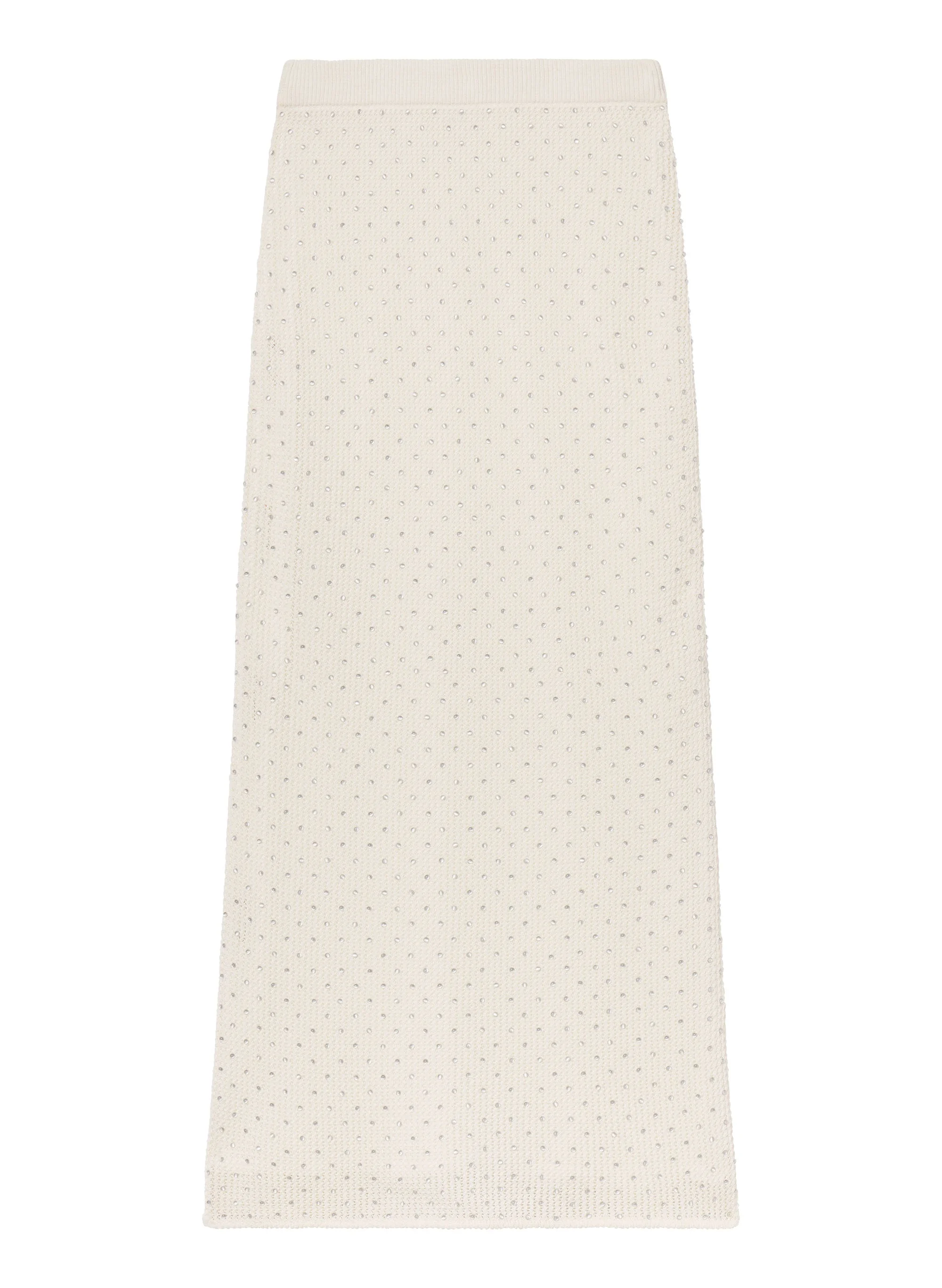 Rina Knit Embellished Midi Skirt - 1