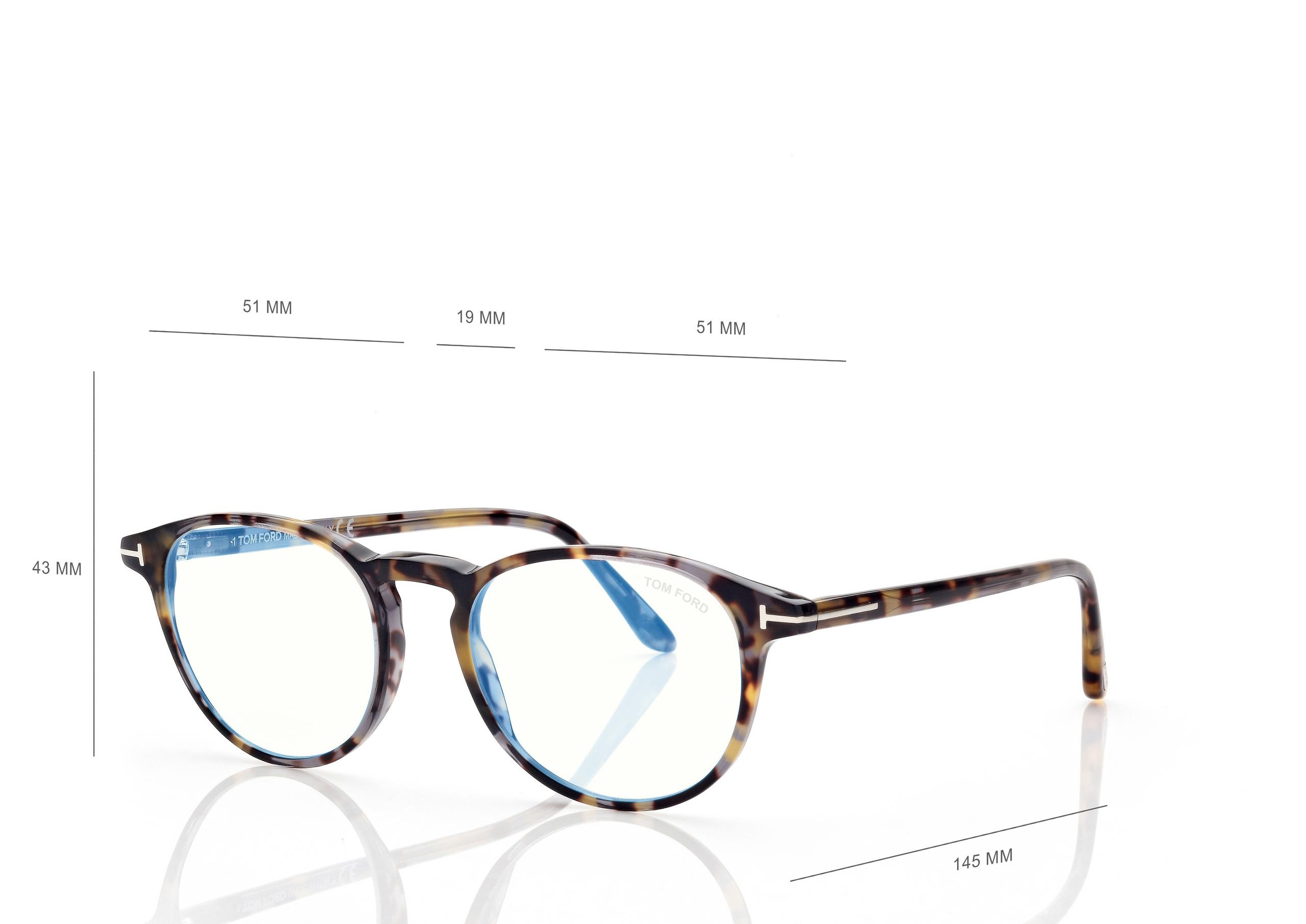 BLUE BLOCK ROUND OPTICALS - 4