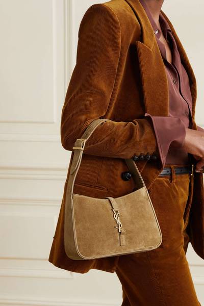 SAINT LAURENT Suede shoulder bag outlook