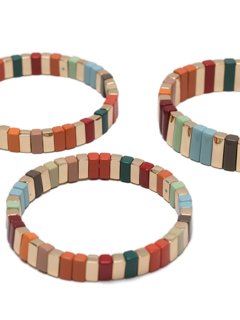 brass tiled bracelets 3