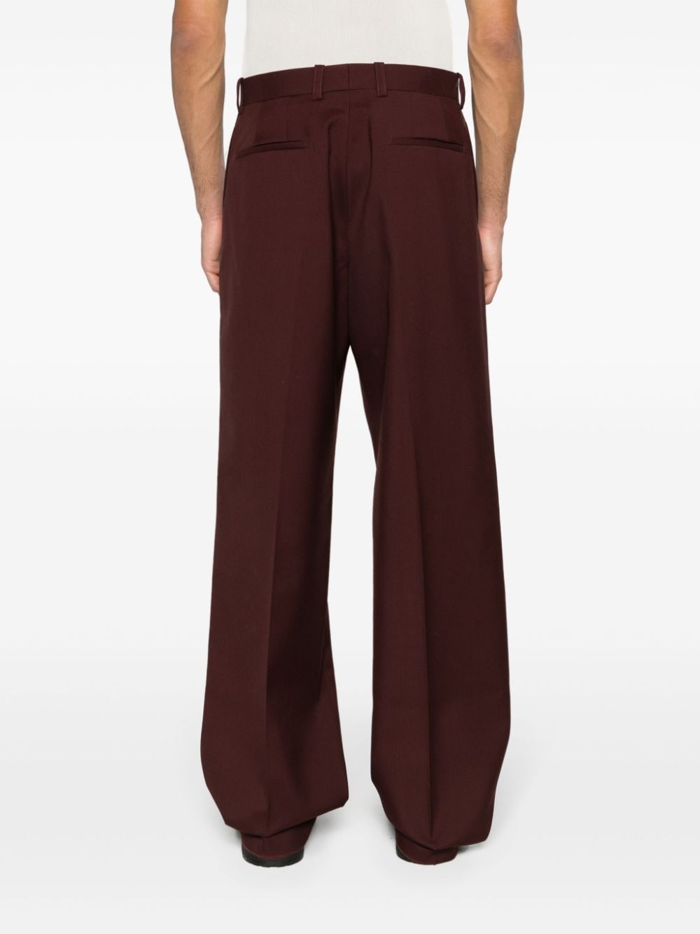tailored wool trousers - 4