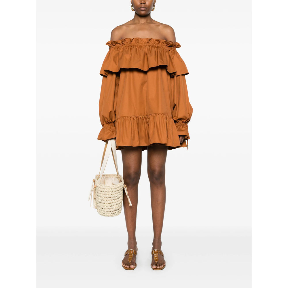 Saint Laurent Brown Dresses - Day Dresses Women - 2