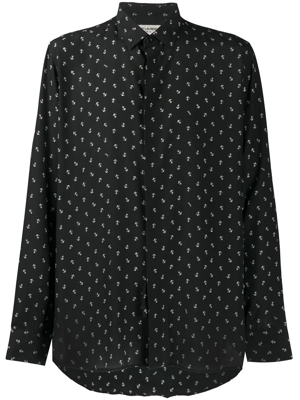 anchor print shirt - 1