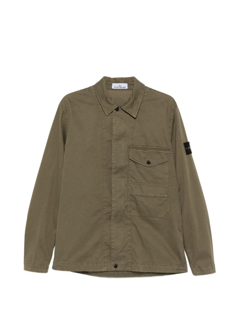 Compass logo-patch shirt 1