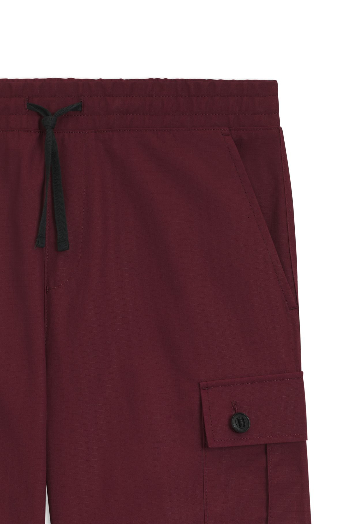 REGULAR-FIT CARGO TROUSERS IN RIPSTOP COTTON - 6