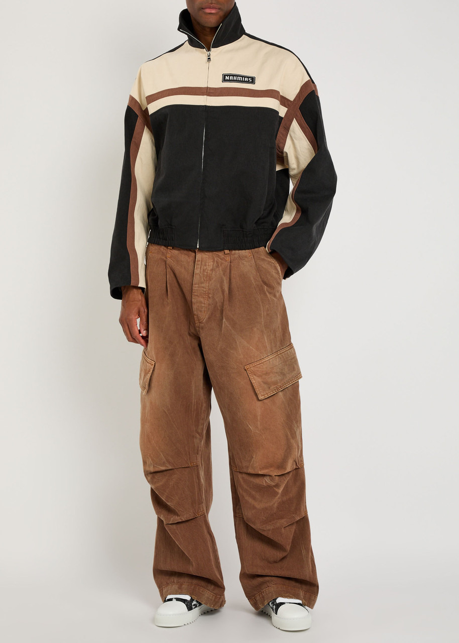 Nahmias Appliquéd Canvas Bomber Jacket - 4