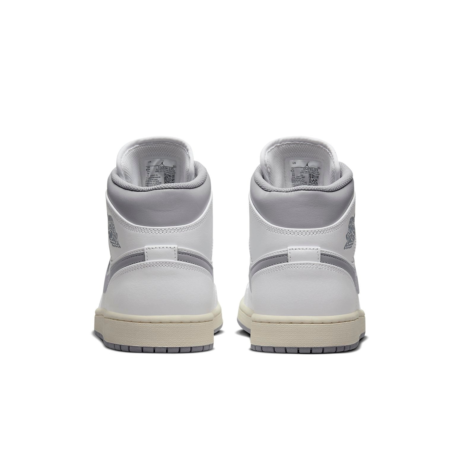 Air Jordan 1 Mid 'Neutral Grey' 554724-135 - 5