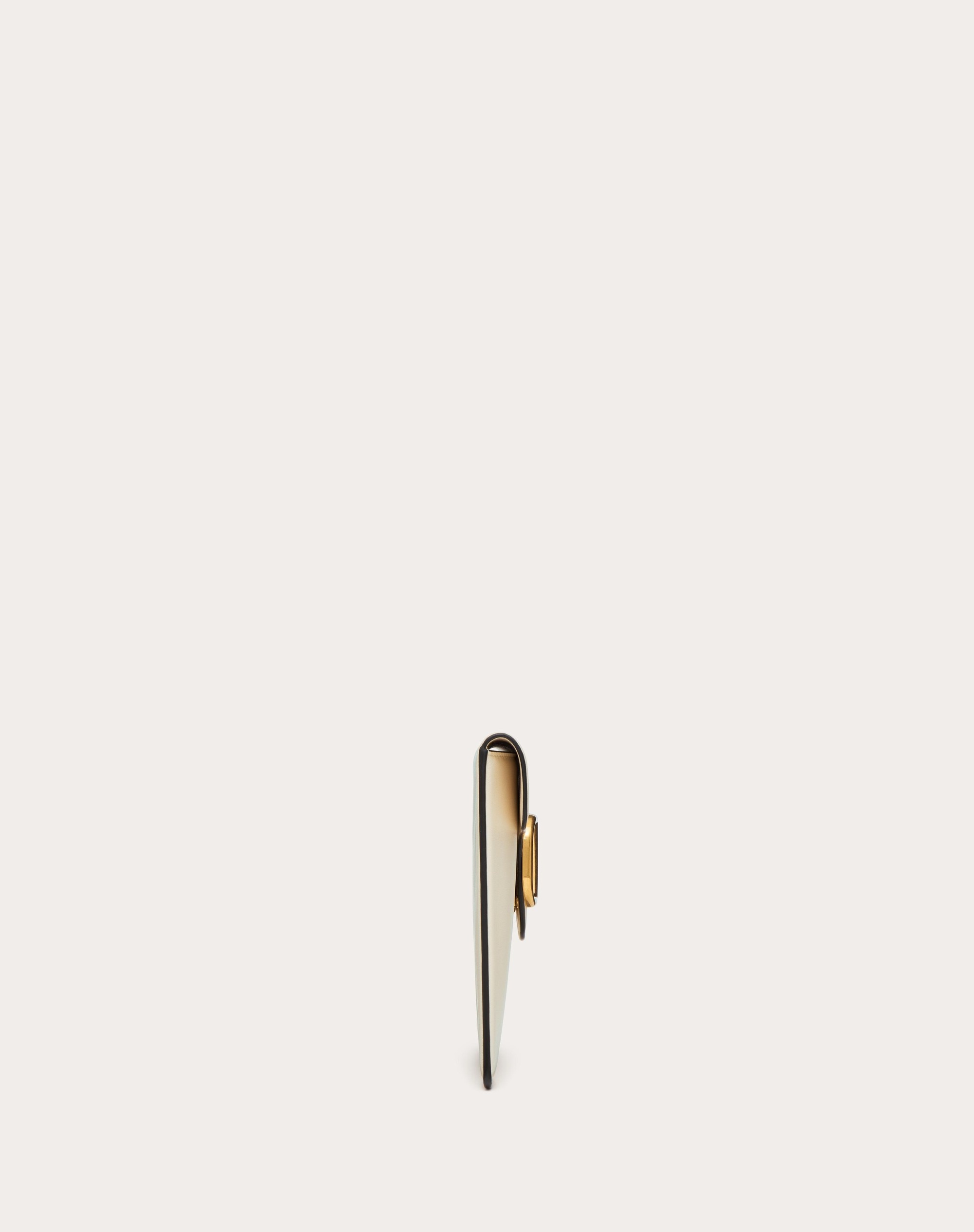 VALENTINO GARAVANI LOCÒ CALFSKIN CLUTCH BAG - 4