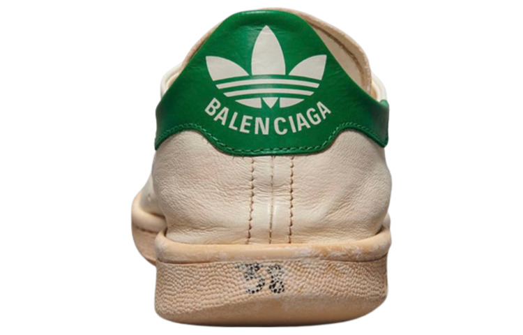(WMNS) Balenciaga x adidas originals Stan Smith Sneakers 'Vintage White Green' 721836WBDV49703 - 5
