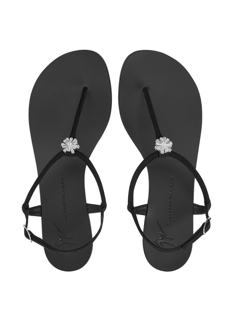Hollie crystal-embellished sandals - 4