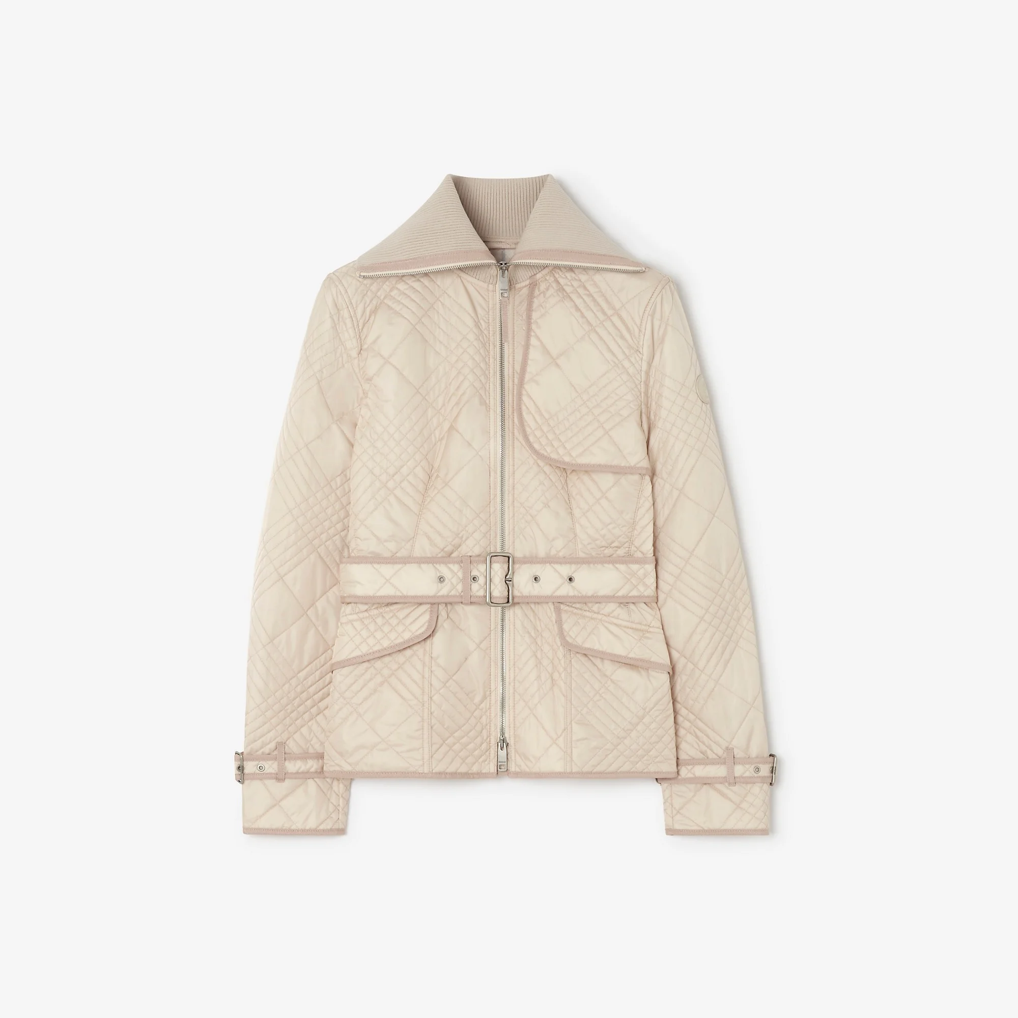 Micro Check-stitch Nylon Abbeydale Jacket - 1