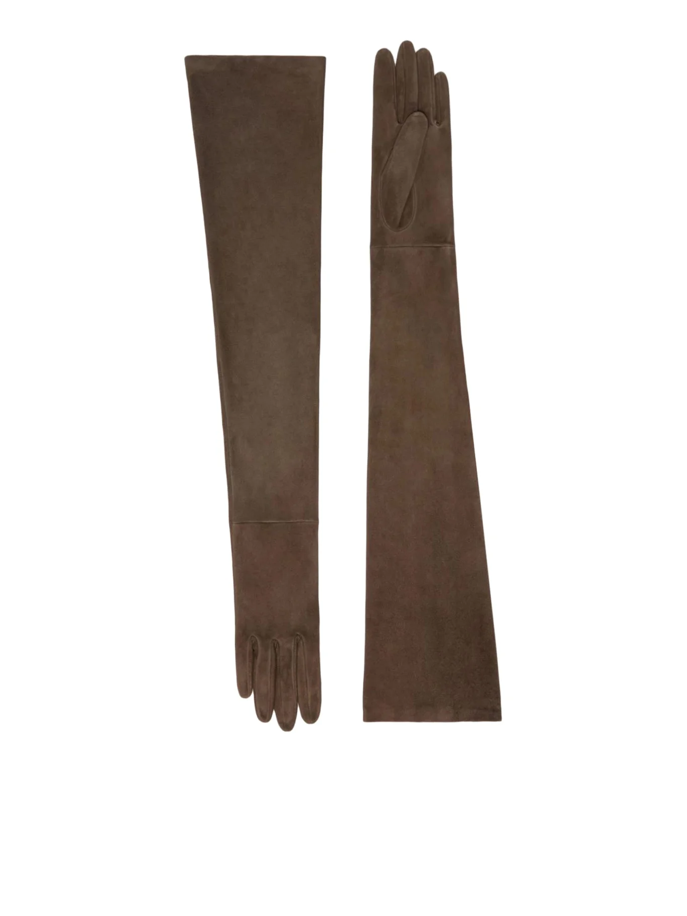 LONG SUEDE GLOVES - 1