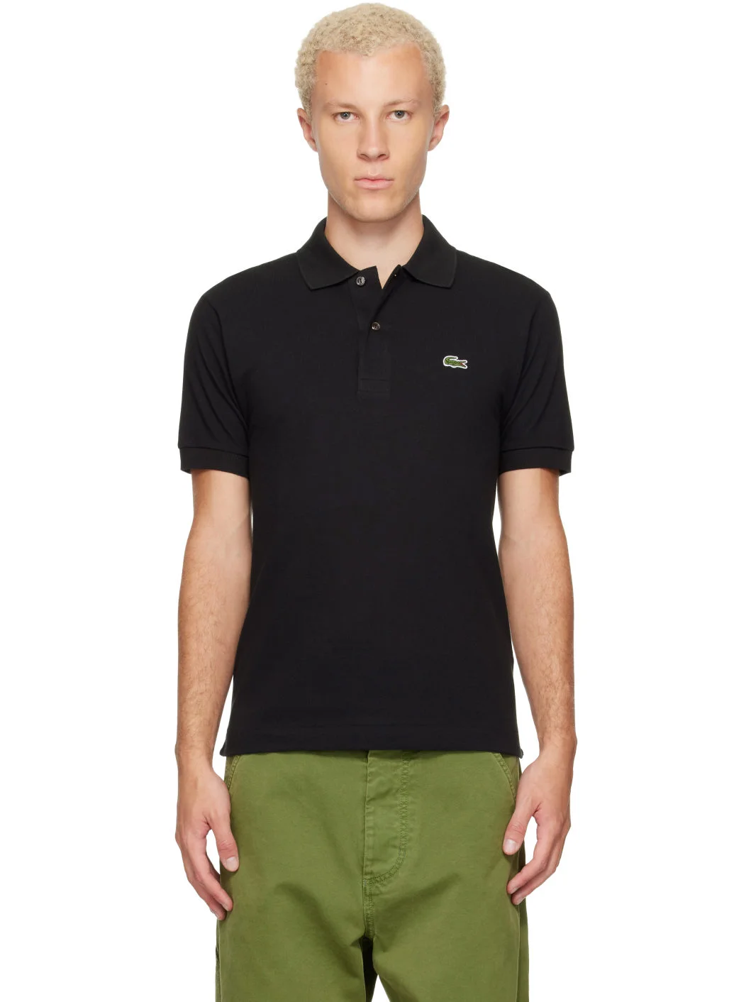 Black Classic Fit Original L.12.12 Polo - 1