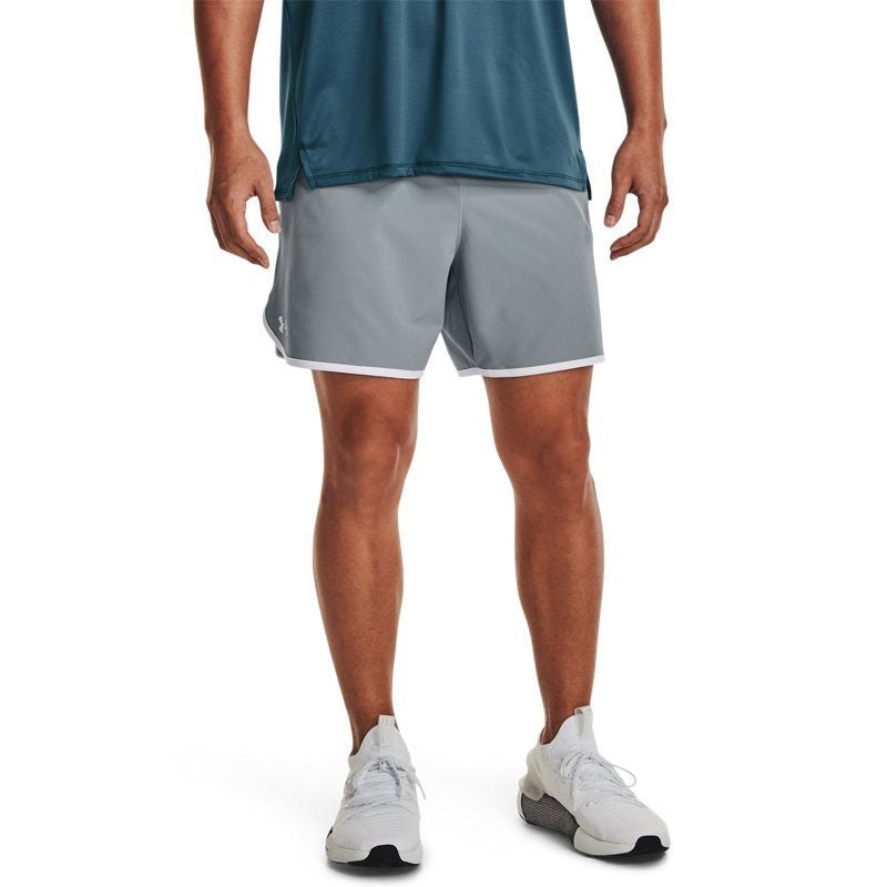 Under Armour HIIT Woven 6 inch Shorts 'Grey Blue' 1377027-465 - 3