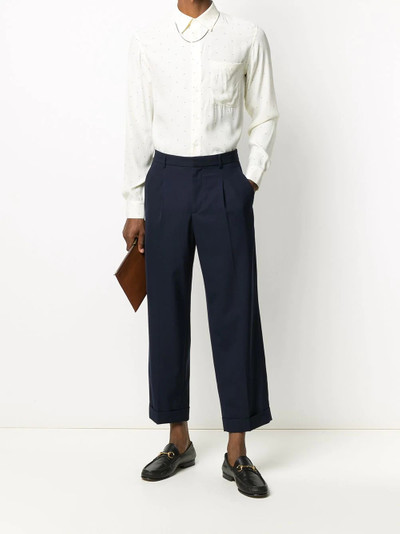 Sandro dot embroidered shirt outlook