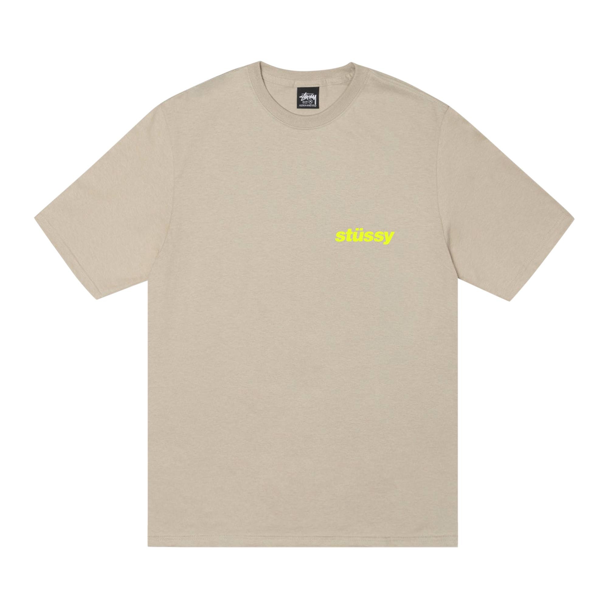 Stussy Stacked Tee 'Khaki' - 1