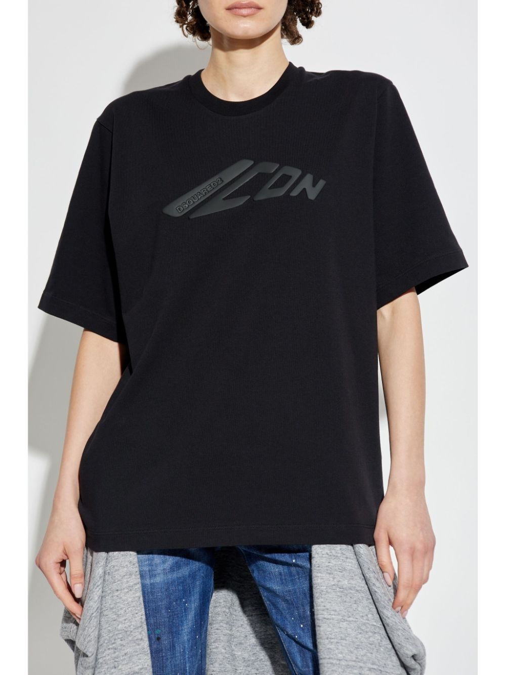 Icon-embossed T-shirt - 3