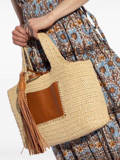 ULLA JOHNSON Kamari interwoven tote bag outlook