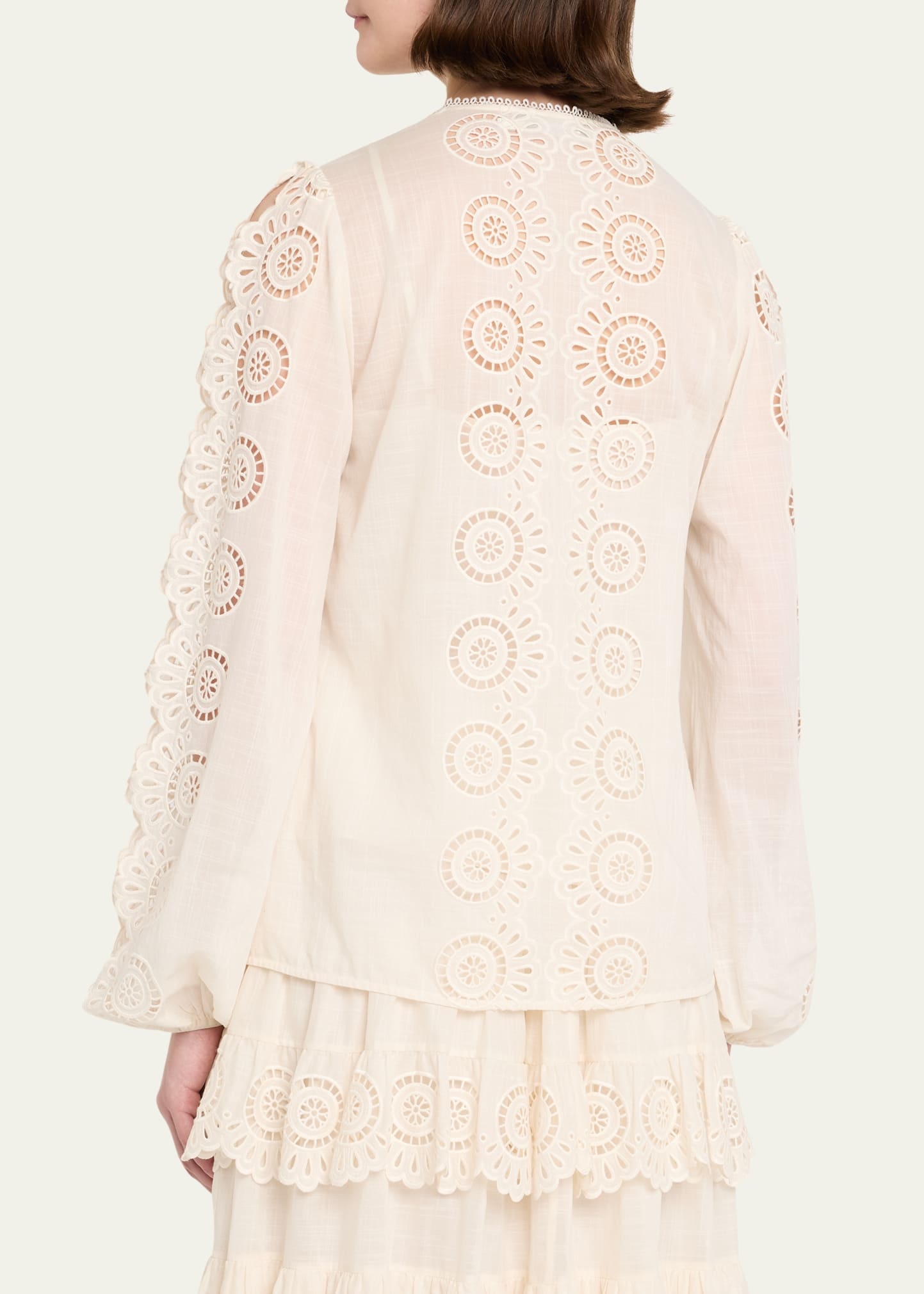 Lucky Embroidered Blouse - 3