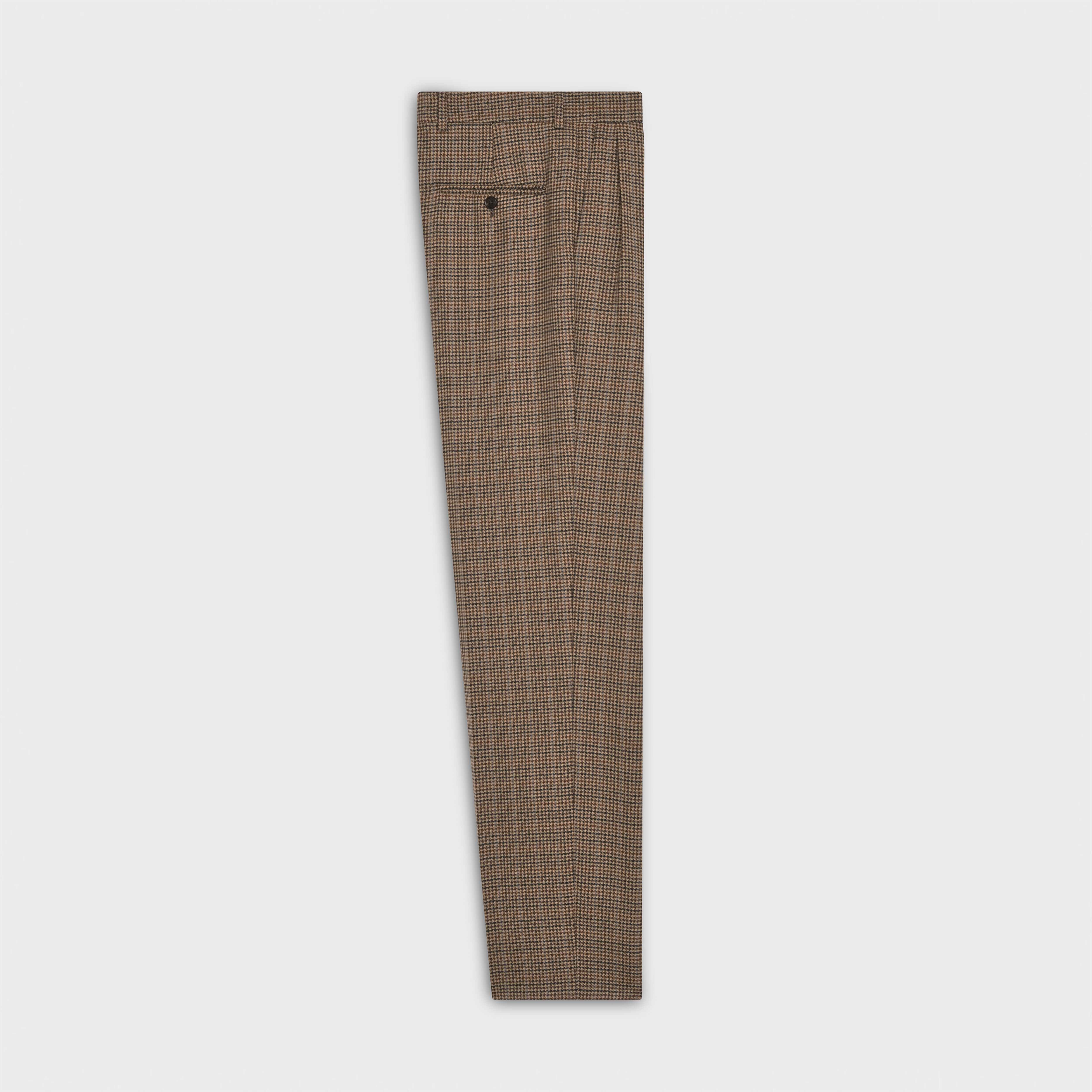 SKATE PANTS IN HOUNDSTOOTH WOOL - 2