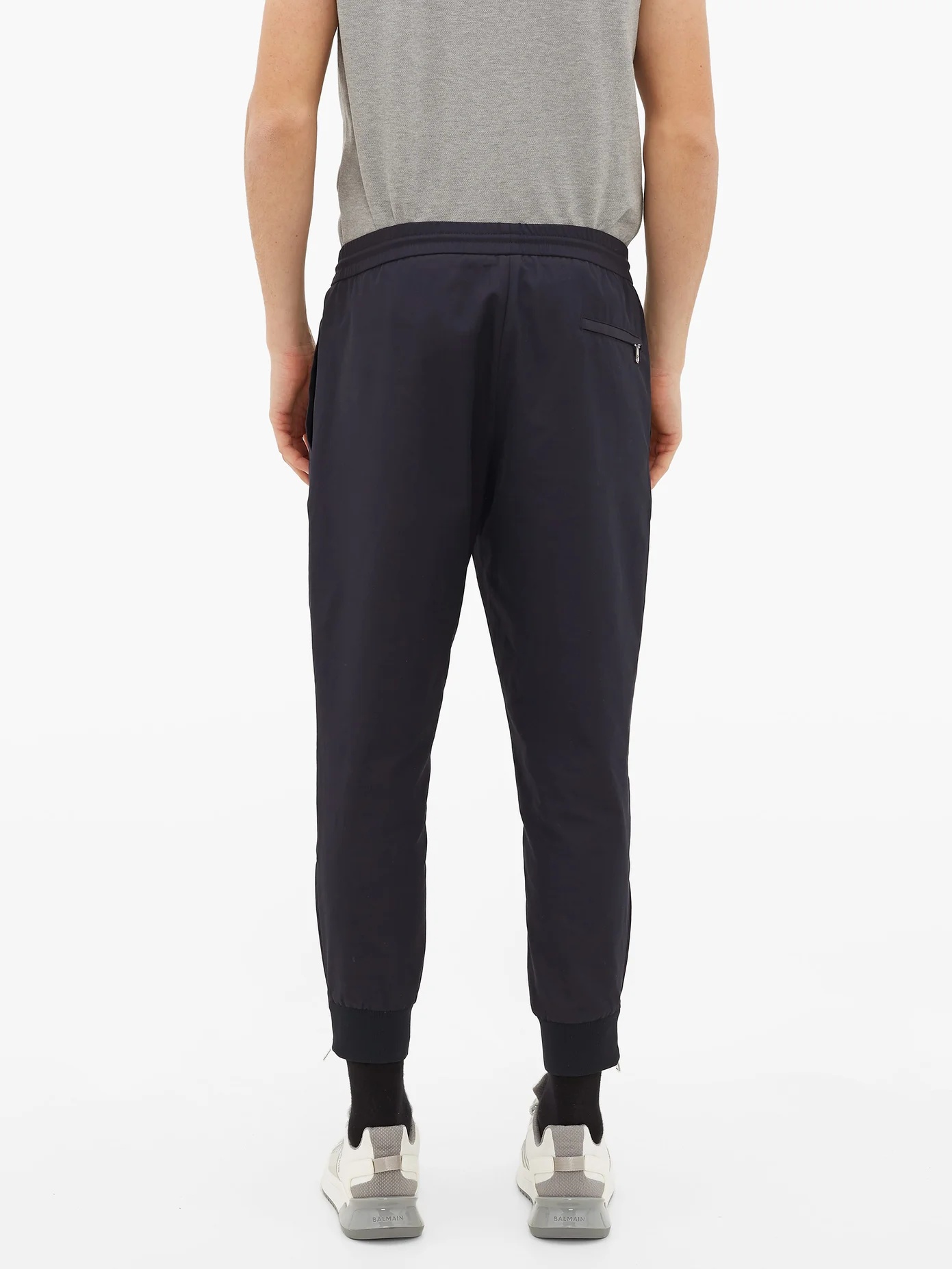 Zipped-cuff technical track pants - 5