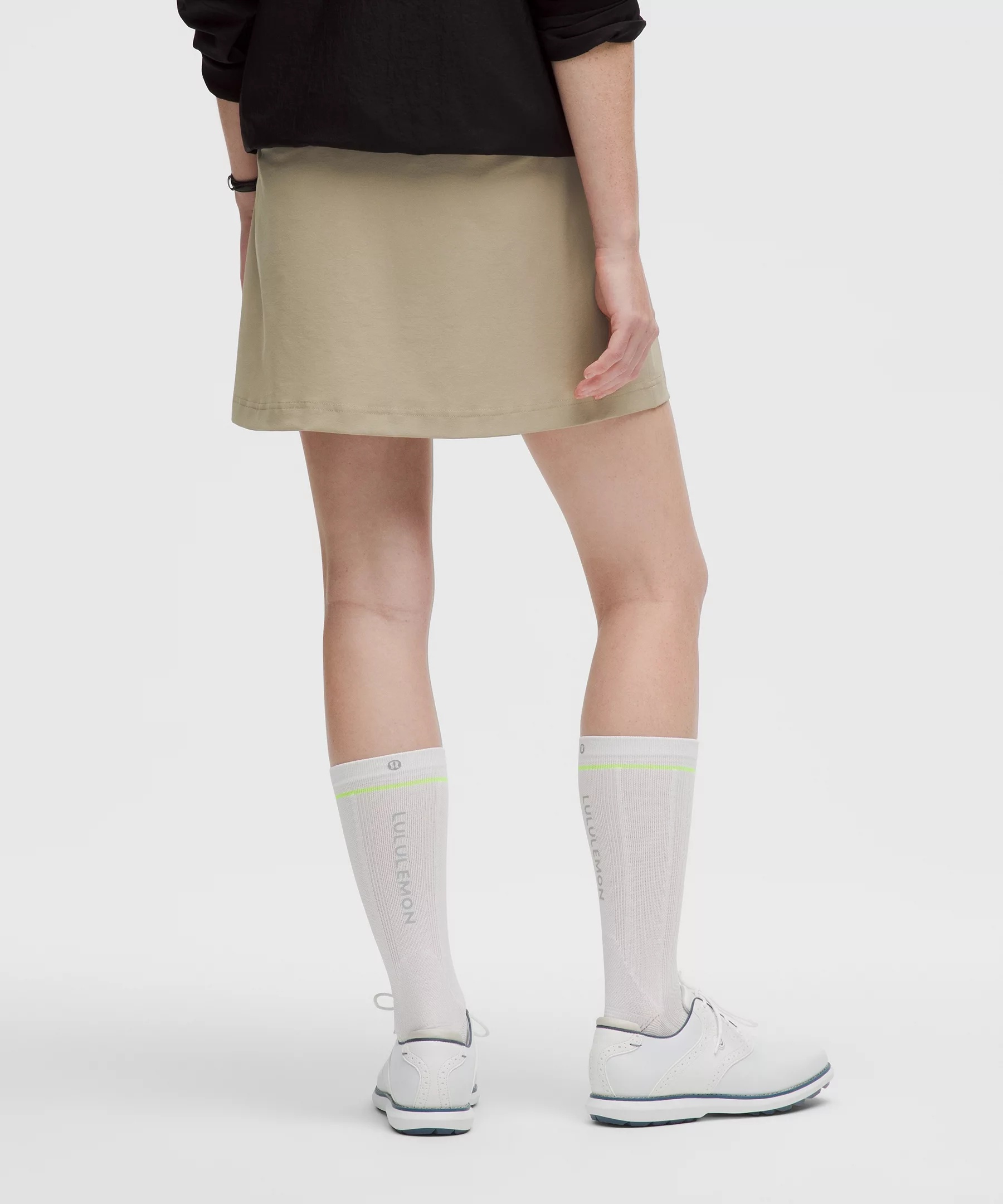 Stretch Twill Front Pleat Golf Skirt - 3
