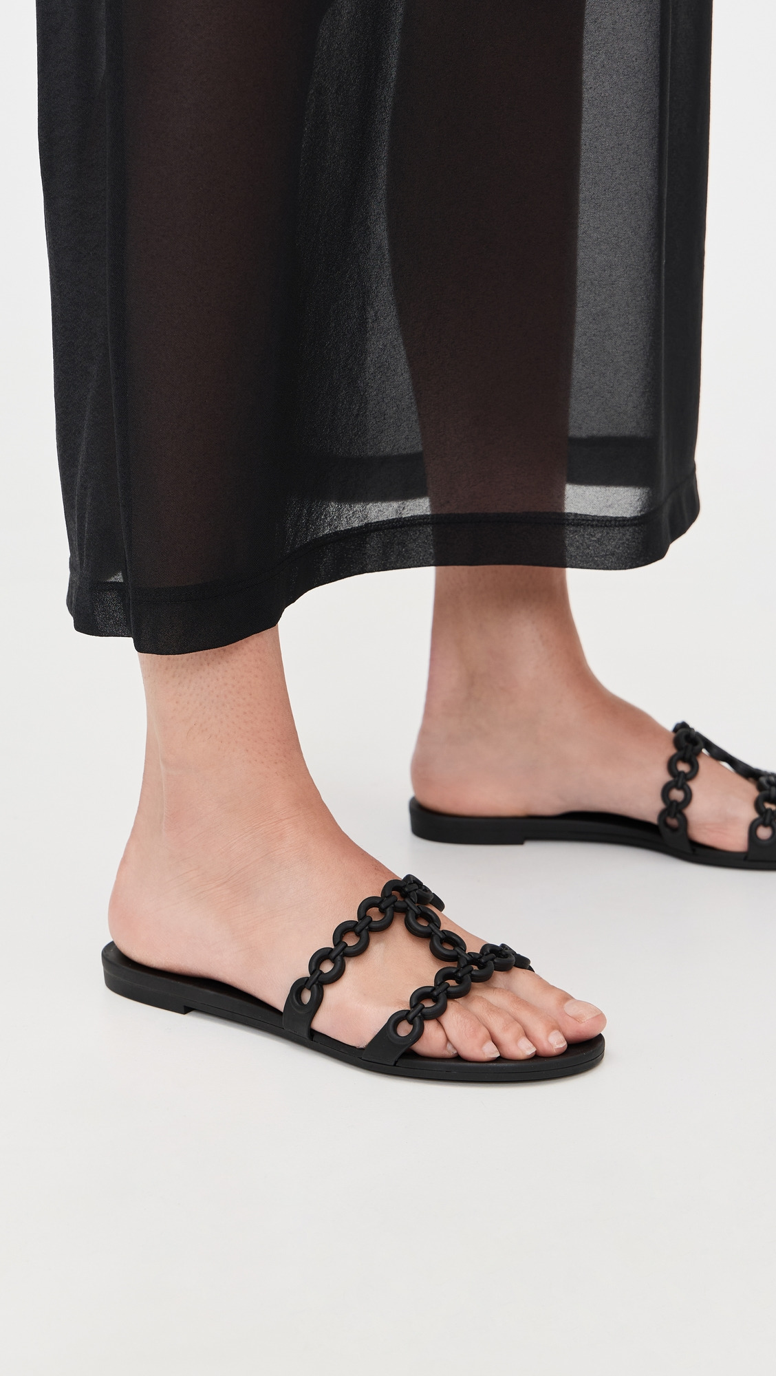 Infinity Chain Jelly Sandal Flats - 2