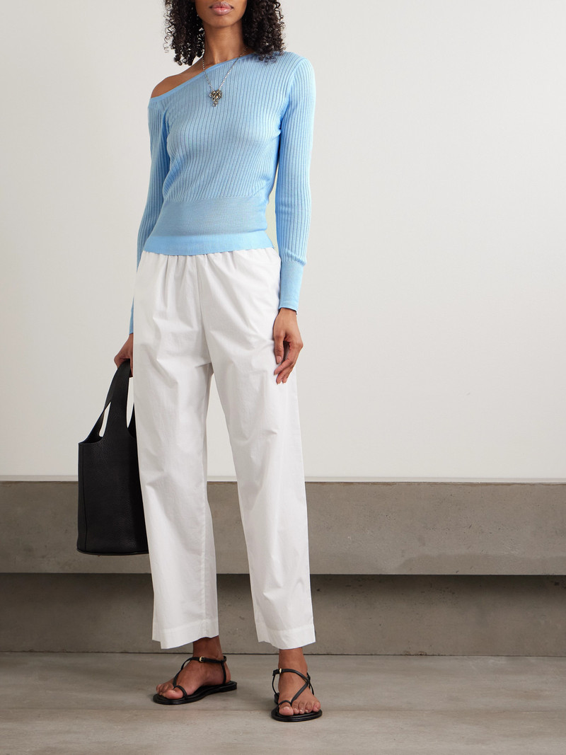 DEIJI STUDIOS One-shoulder Ribbed-knit Top outlook