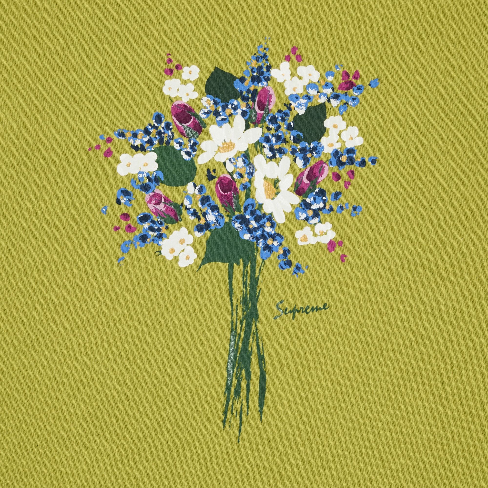 【Supreme】Bouquet Short Sleeve Top★Lime★24SS★ Supreme Supreme Bouquet Short-Sleeve Top 'Lime' | REVERSIBLE