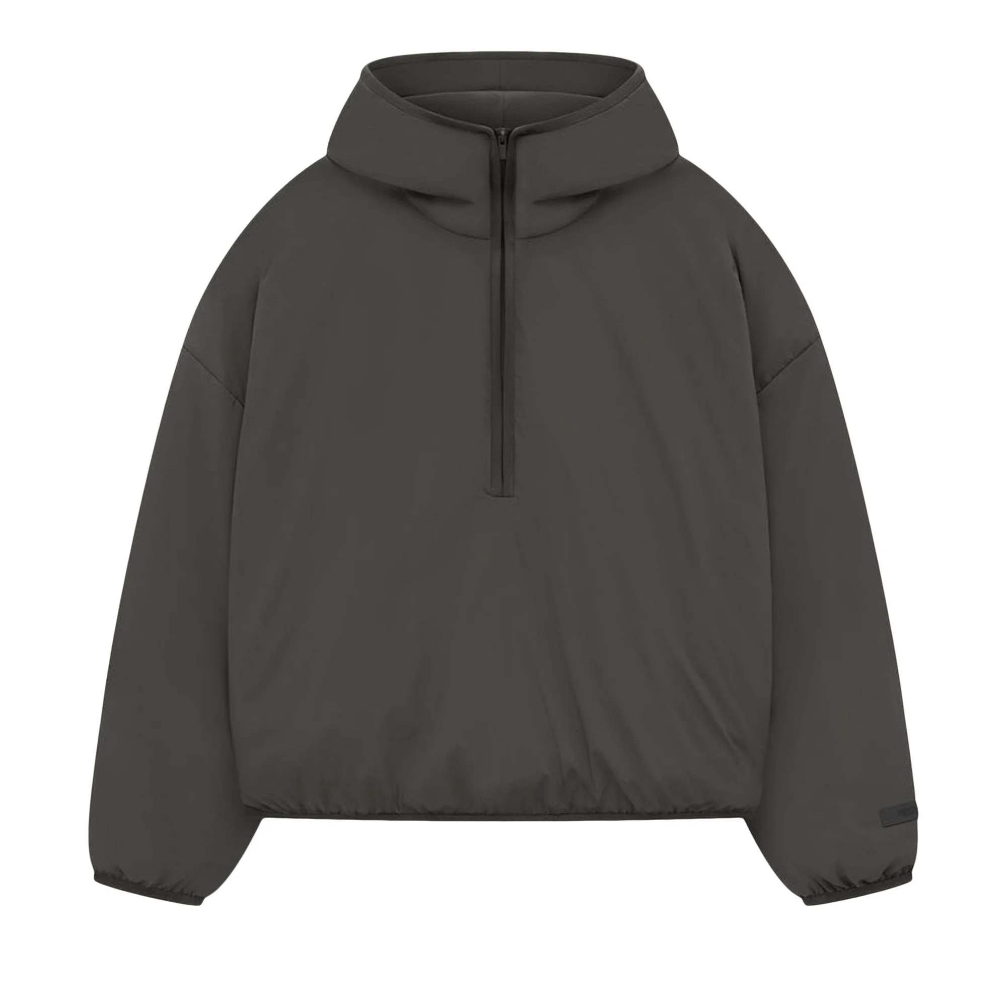 Fear of God Essentials Filled Half Zip Hoodie 'Ink' - 1
