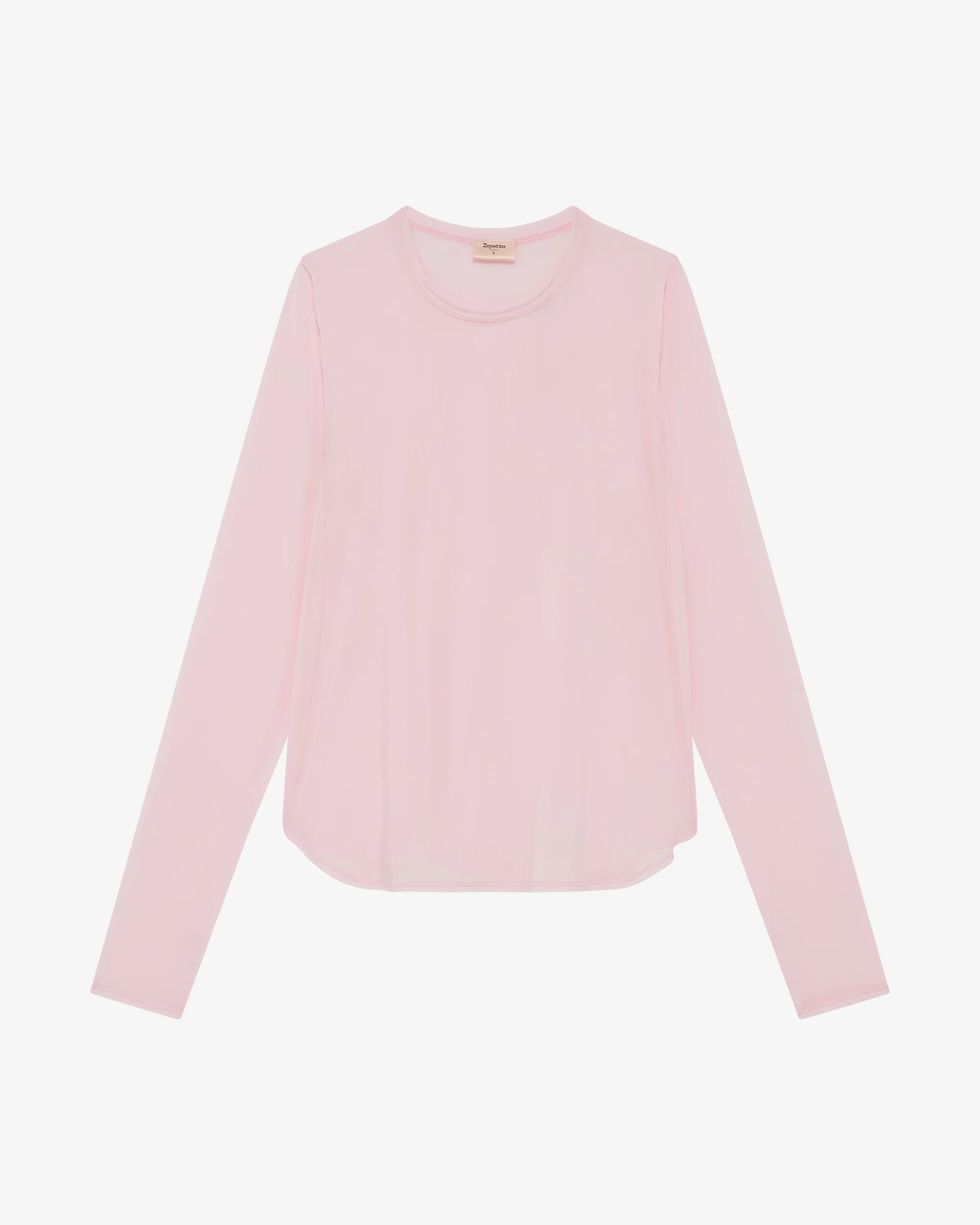 SILK LONG-SLEEVE TOP - 1