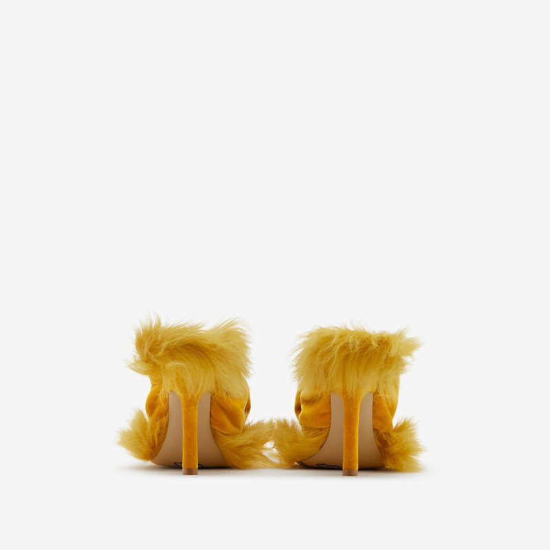 Shearling Step Rose Sandals 4