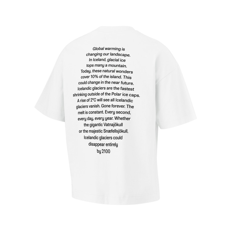 66°NORTH No Ice T-shirt made to raise awareness of glaciers vanishing in Iceland (Unisex) outlook