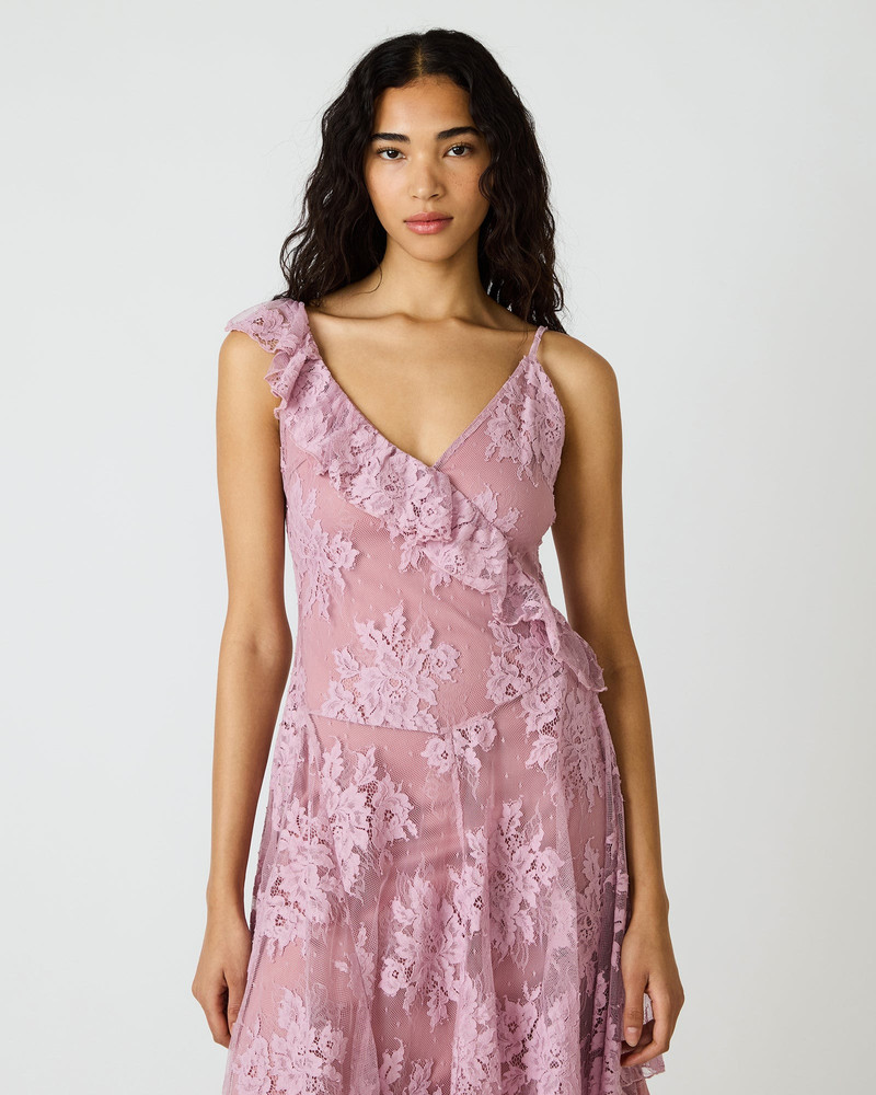 DARIELLA DRESS MAUVE SHADOWS 4