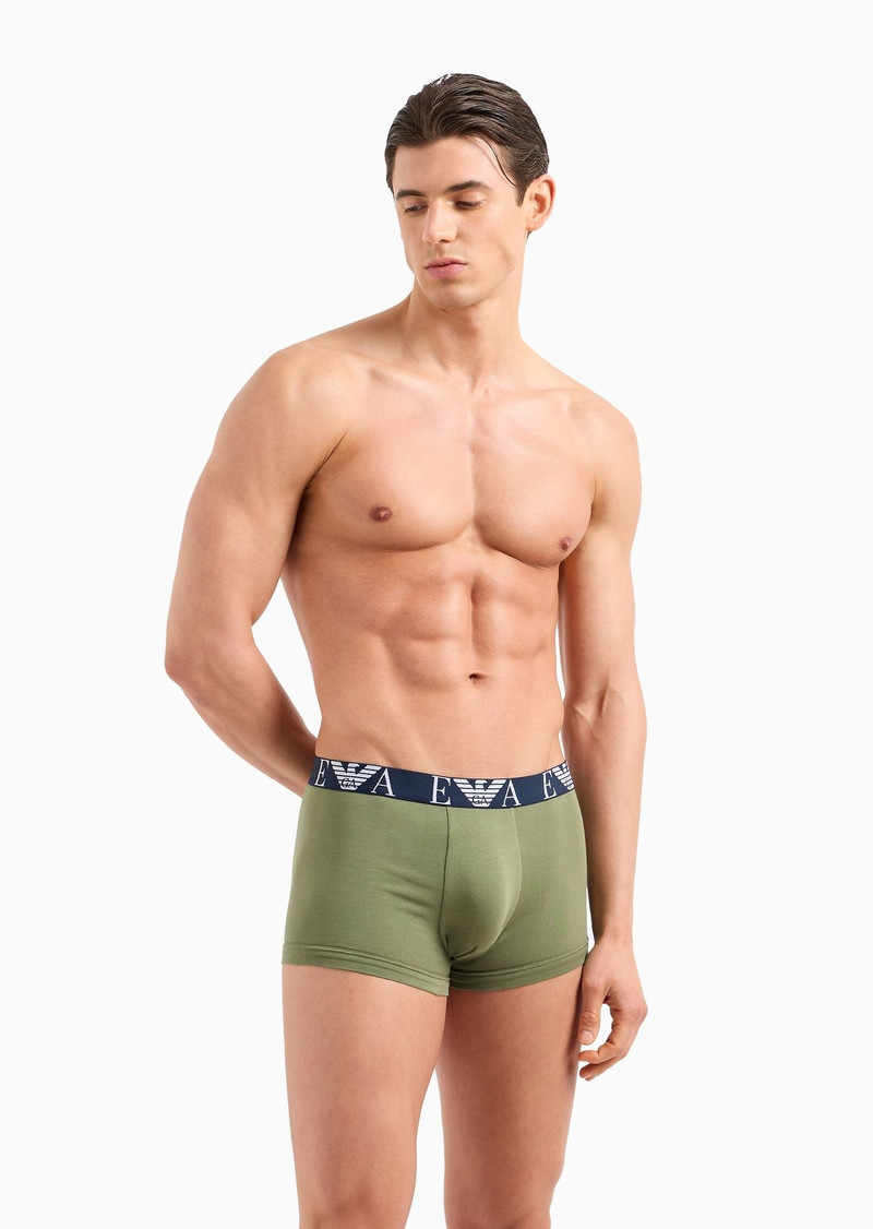 Three-pack of boxer briefs with bold monogram logo 2