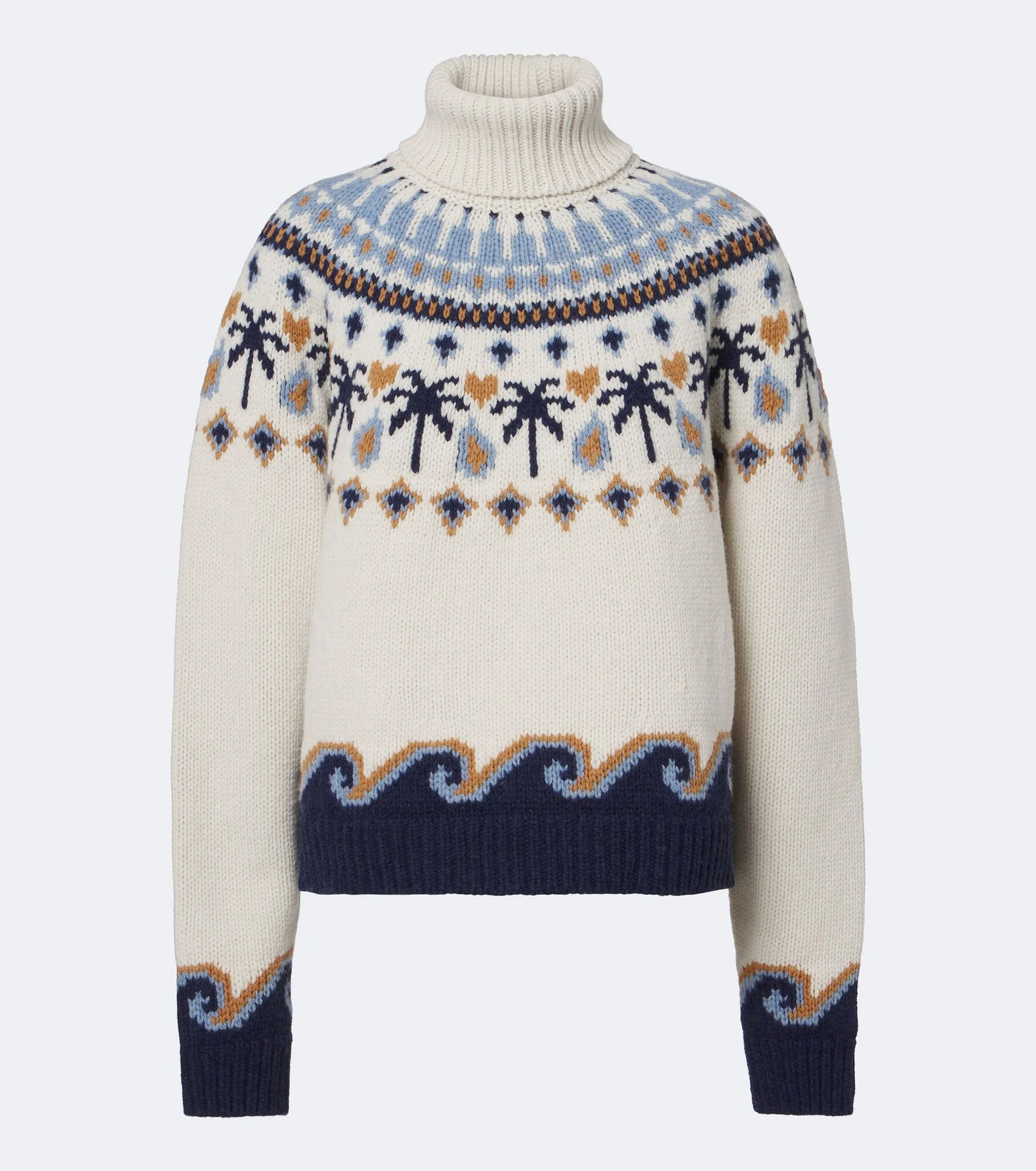 Sweet Winter virgin wool turtleneck sweater - 1