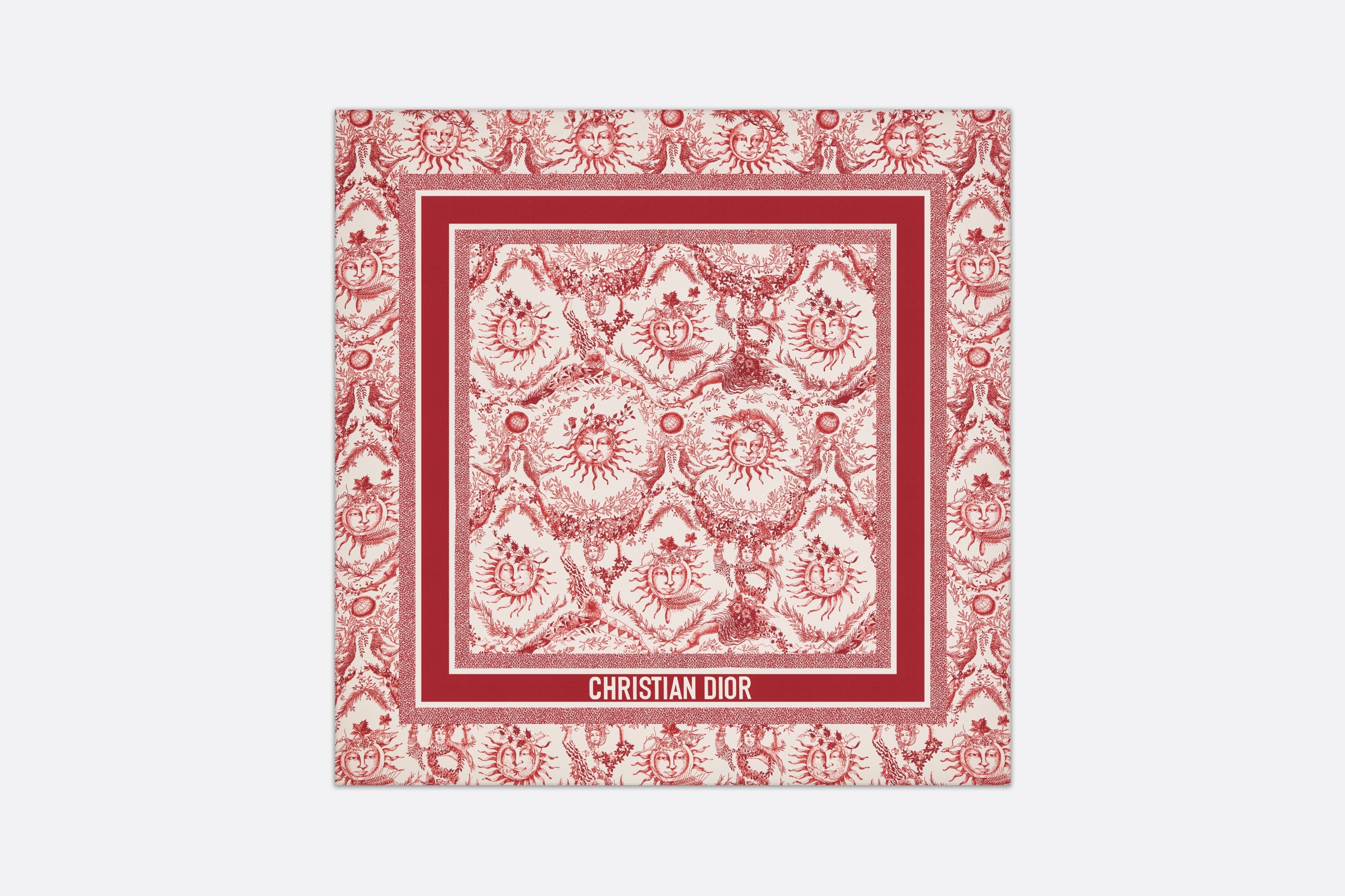 Toile de Jouy Soleil 90 Square Scarf - 1