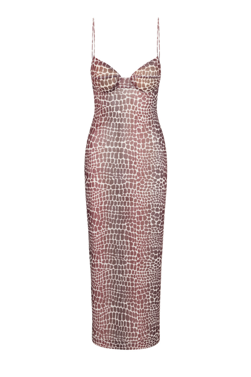 miaou FLORENCE DRESS - LIZARD outlook