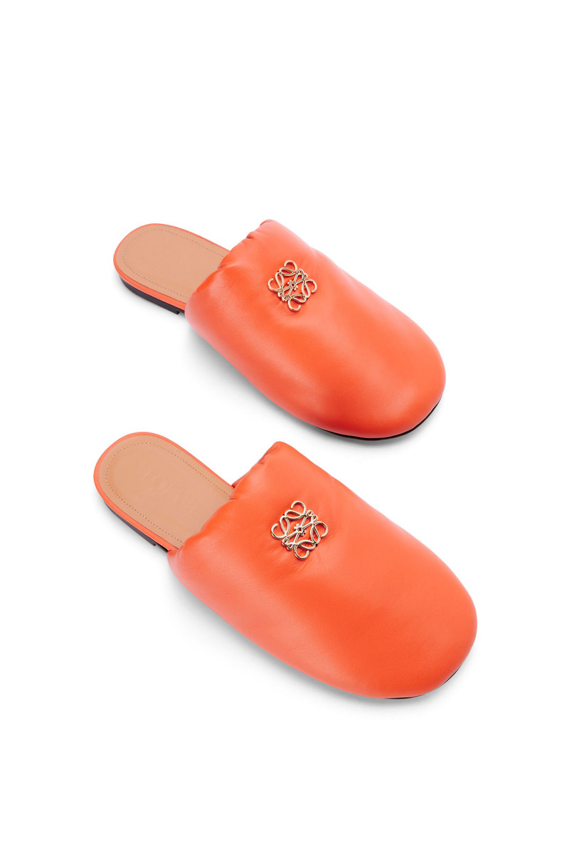 Padded Anagram mule in lambskin 3