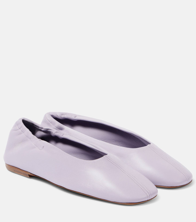 Leather ballet flats - 1