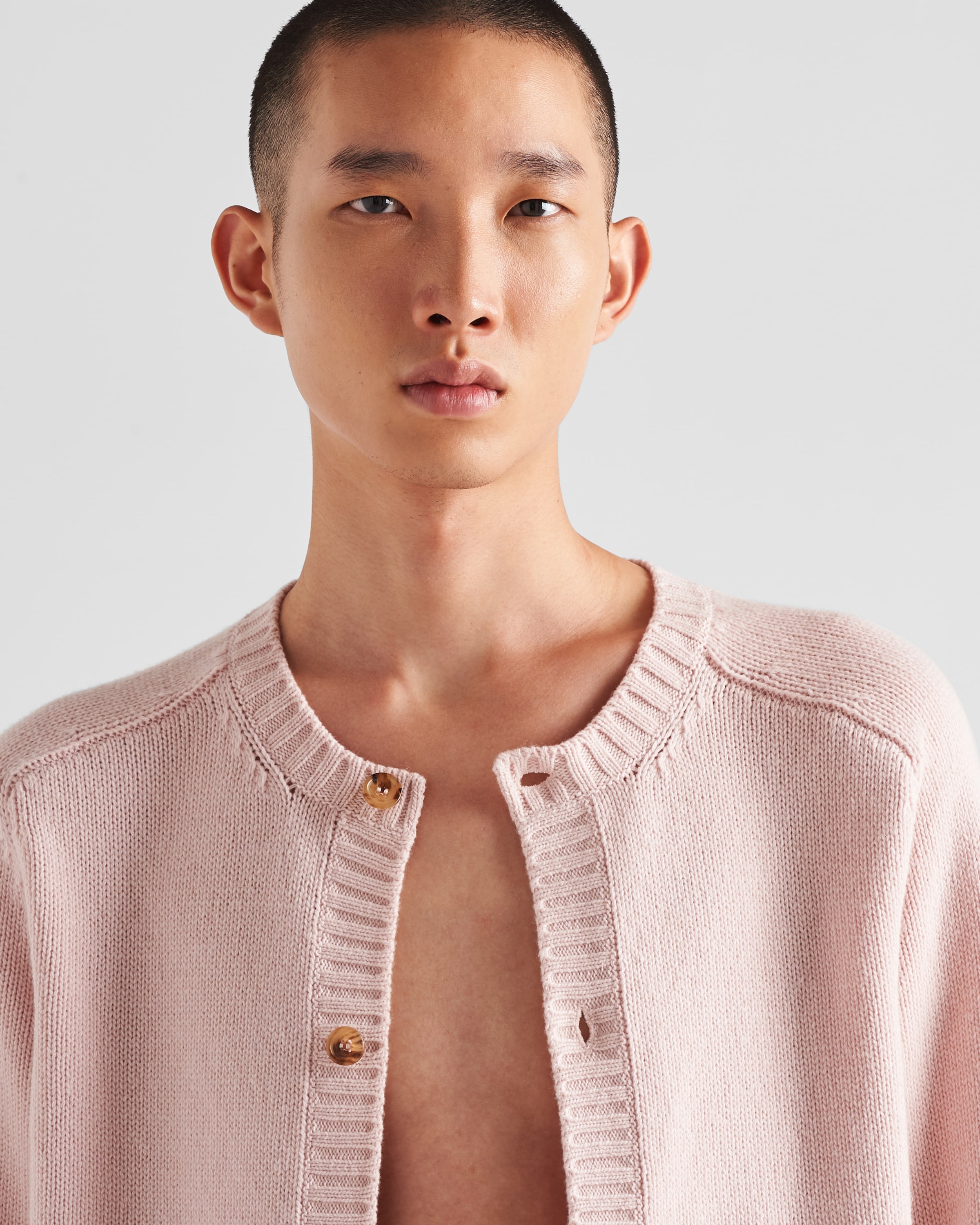 Wool and cashmere cardigan - 3