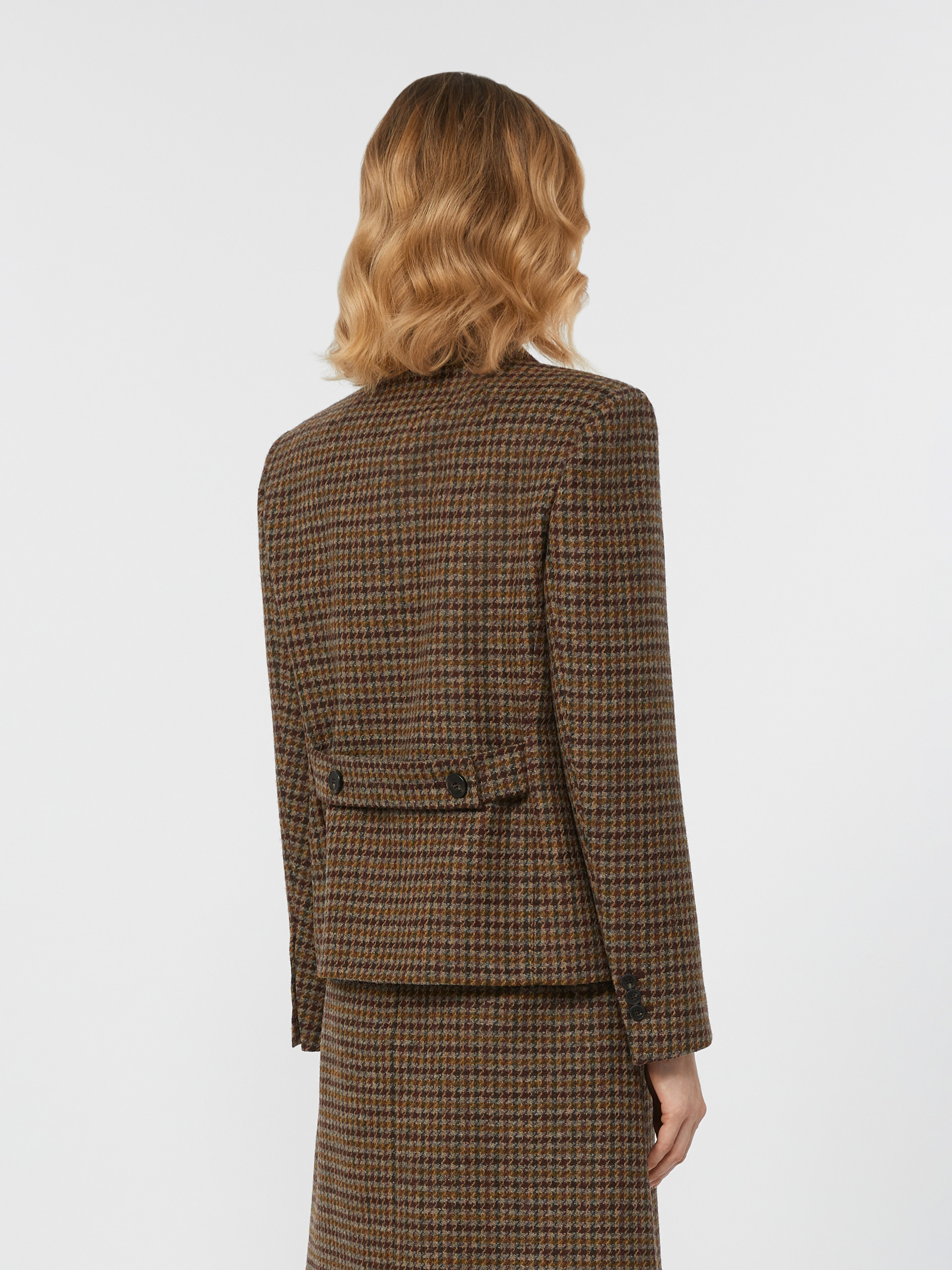 GERUSIA Cropped wool blend blazer - 4