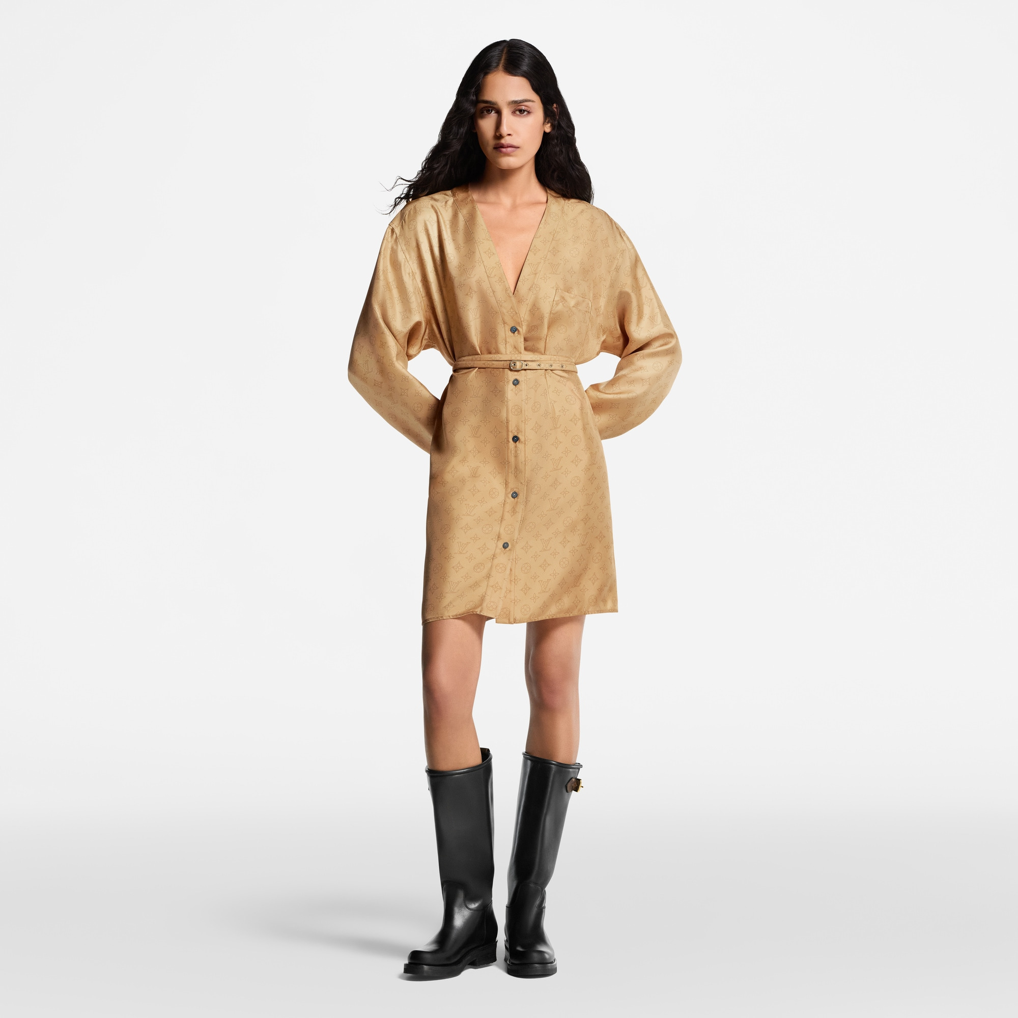 Mahina Button Front Dress - 6