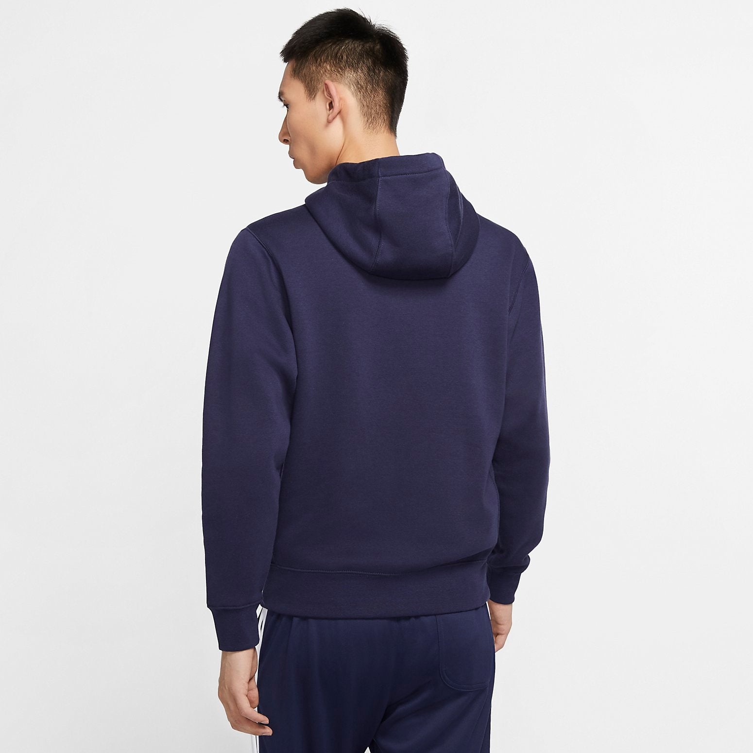 Nike Sportswear Club Fleece Full-Zip Hoodie 'Blue' BV2646-410 - 4