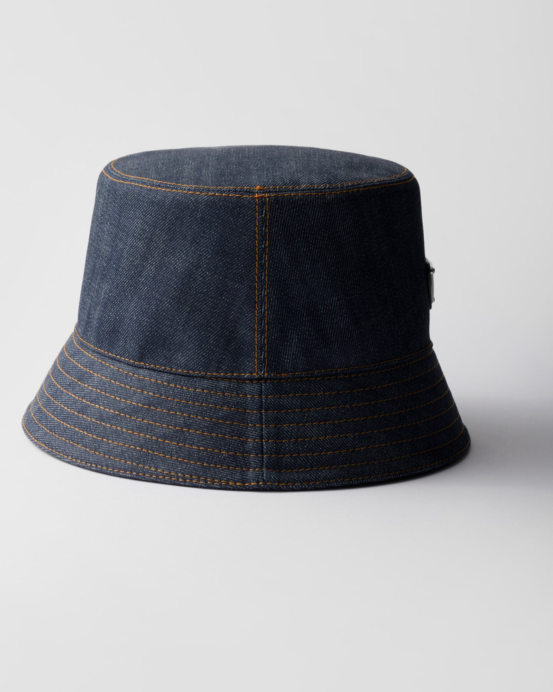 Prada Selvedge denim bucket hat outlook