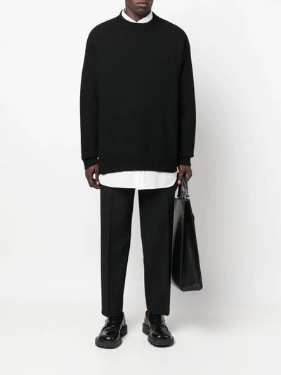 Jil Sander pleated straight-leg trousers outlook